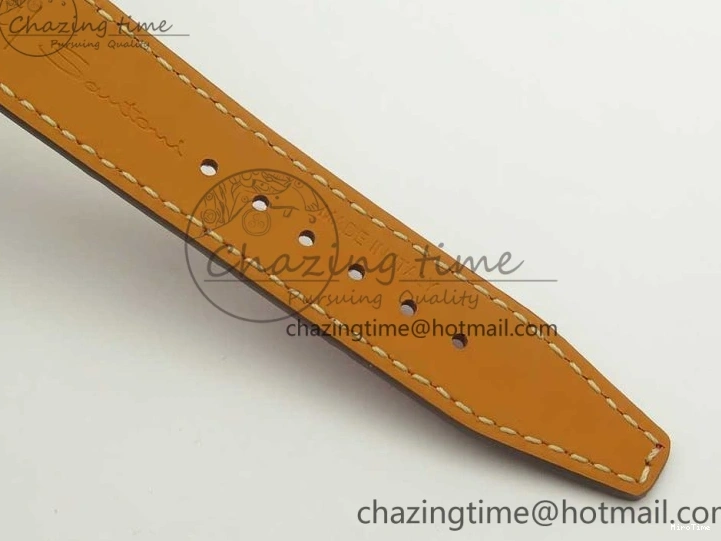 MIROTIME 0319 Portofino IW458101 RG MK 1:1 Best Edition Silver Dial On Red Leather Strap MIYOTA FashionForward 7162